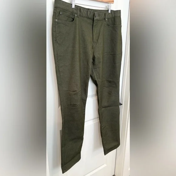 NWT Black Diamond Mission Wool Denim Pants Green Men’s Size 38x34 - Picture 2 of 9